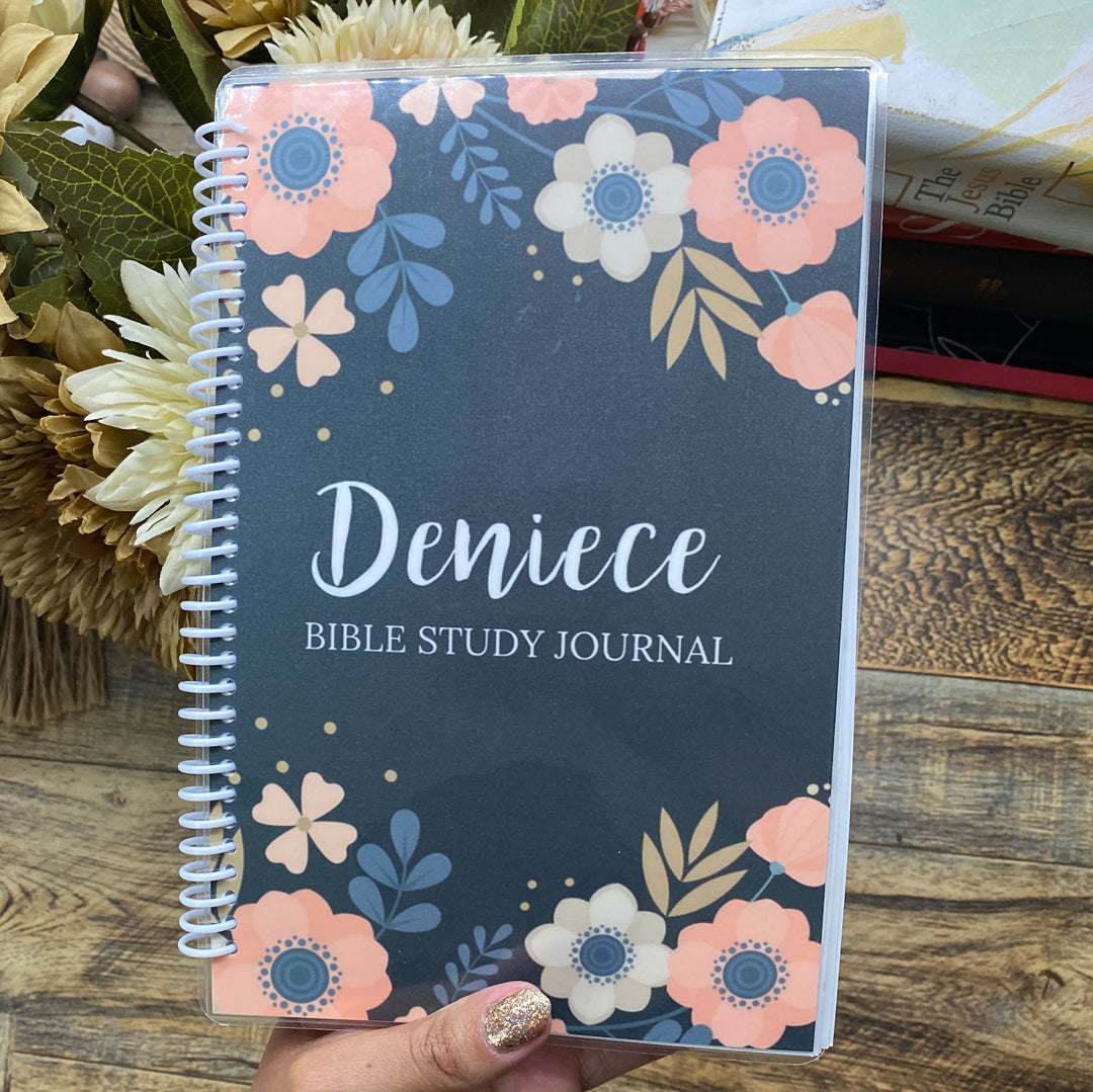 Personalized Bible Study Journal for Christian Women