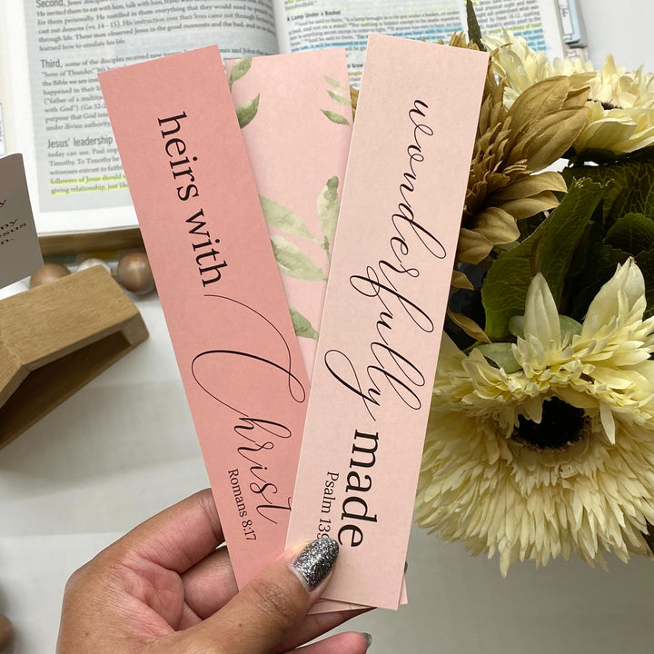 Who God says you are Bible Verse Bookmarks Set (1x7")