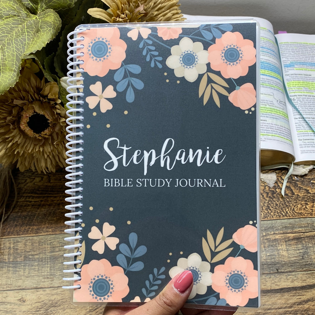 Personalized Bible Study Journal for Christian Women