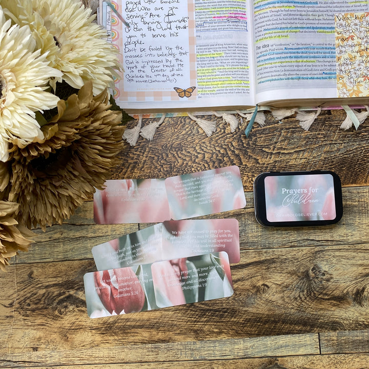 Prayer for your Children Pocket-Sized Scripture Cards
