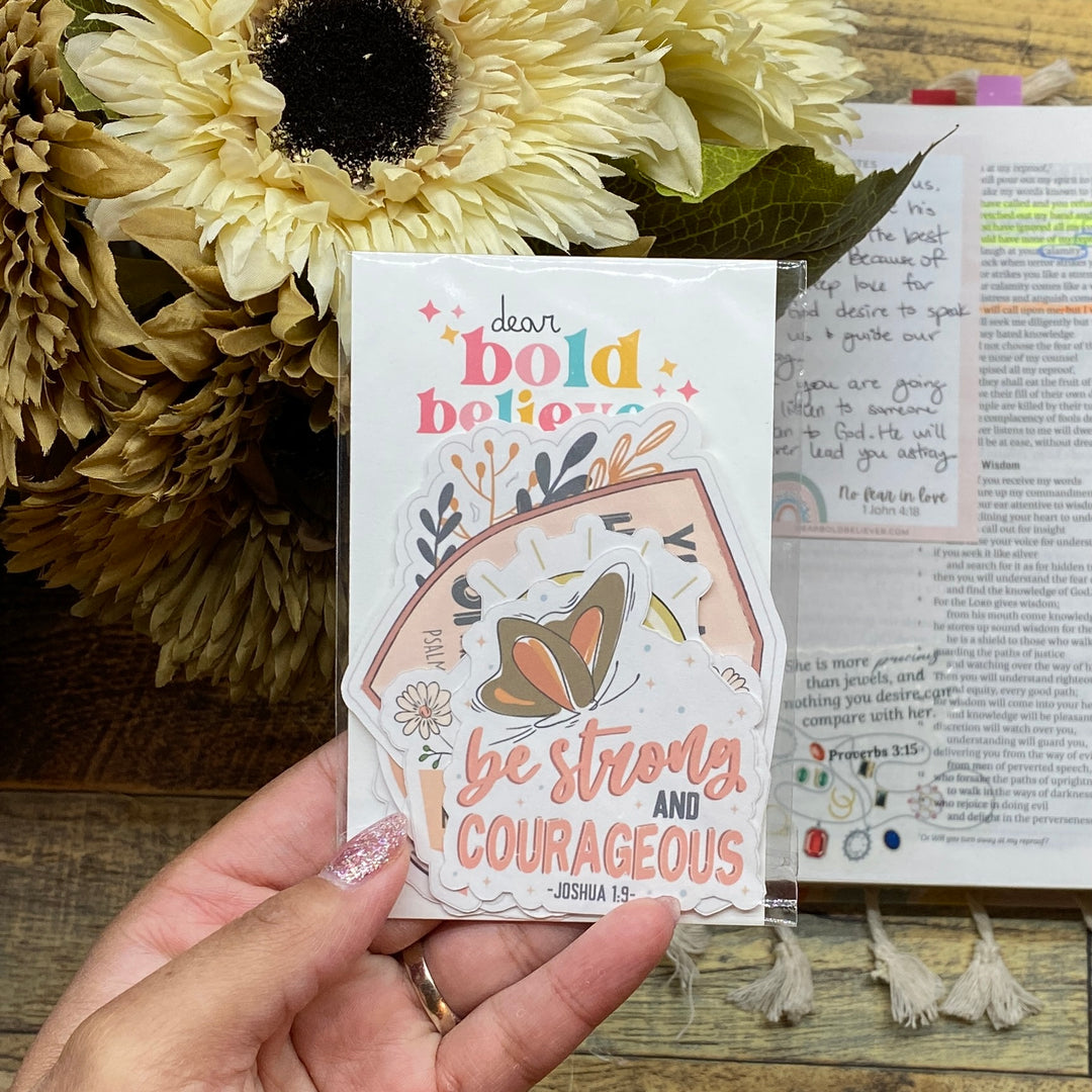 Encouraging Bible Verse Sticker Vinyl