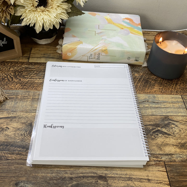 Personalized Bible Study Journal for Christian Women