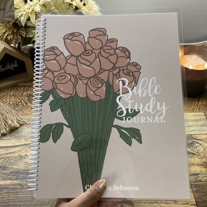 Personalized Bible Study Journal for Christian Women