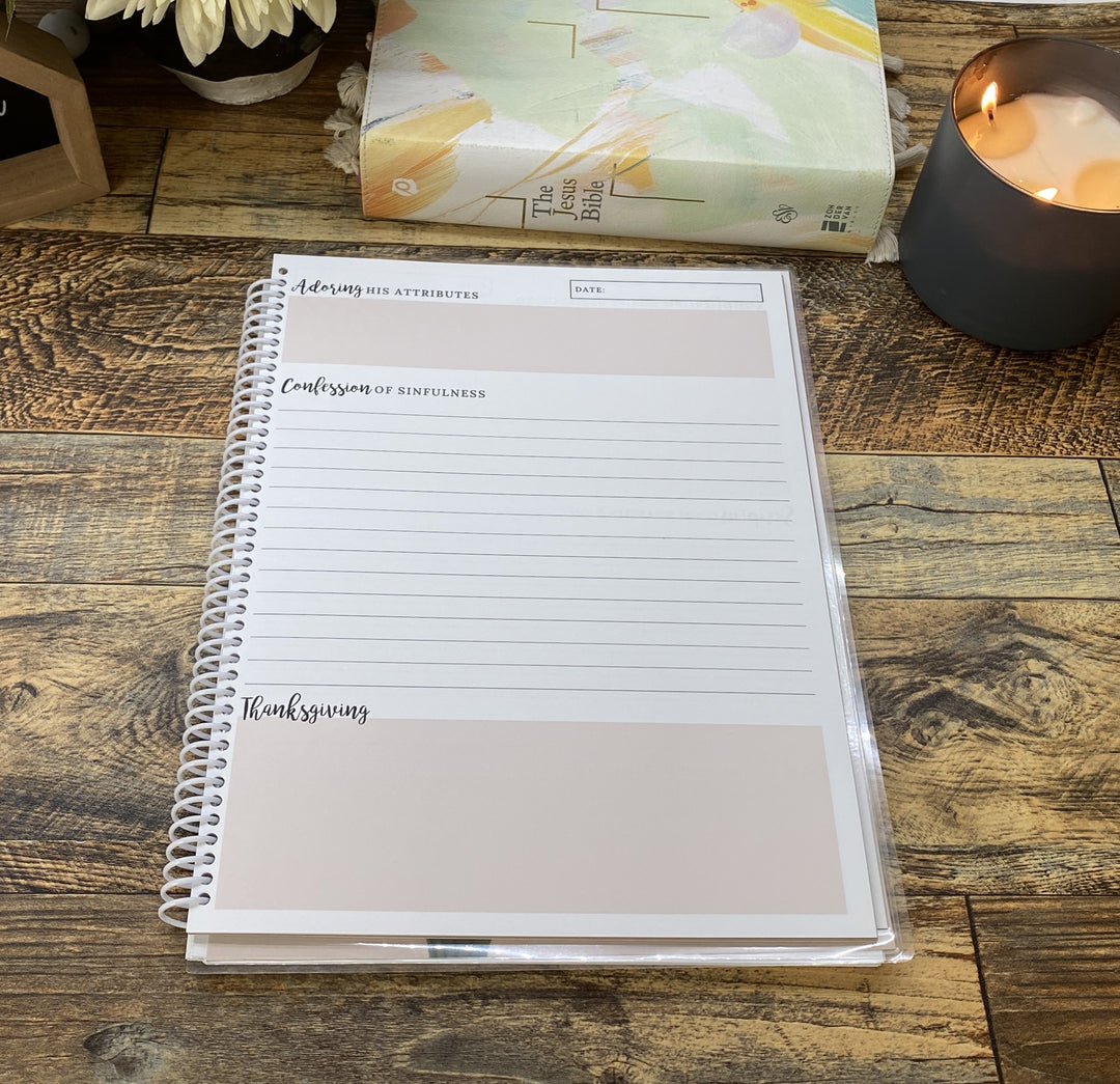 Personalized Bible Study Journal for Christian Women