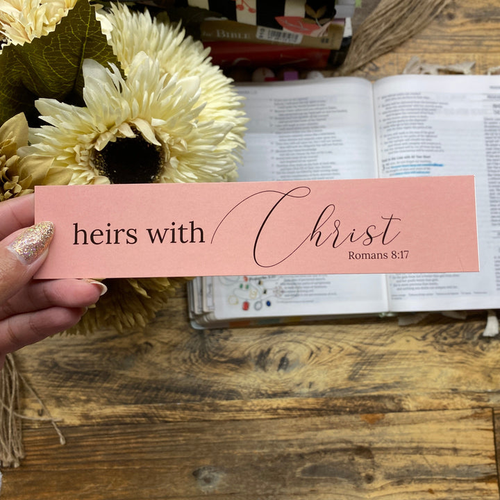 Who God says you are Bible Verse Bookmarks Set (1x7")