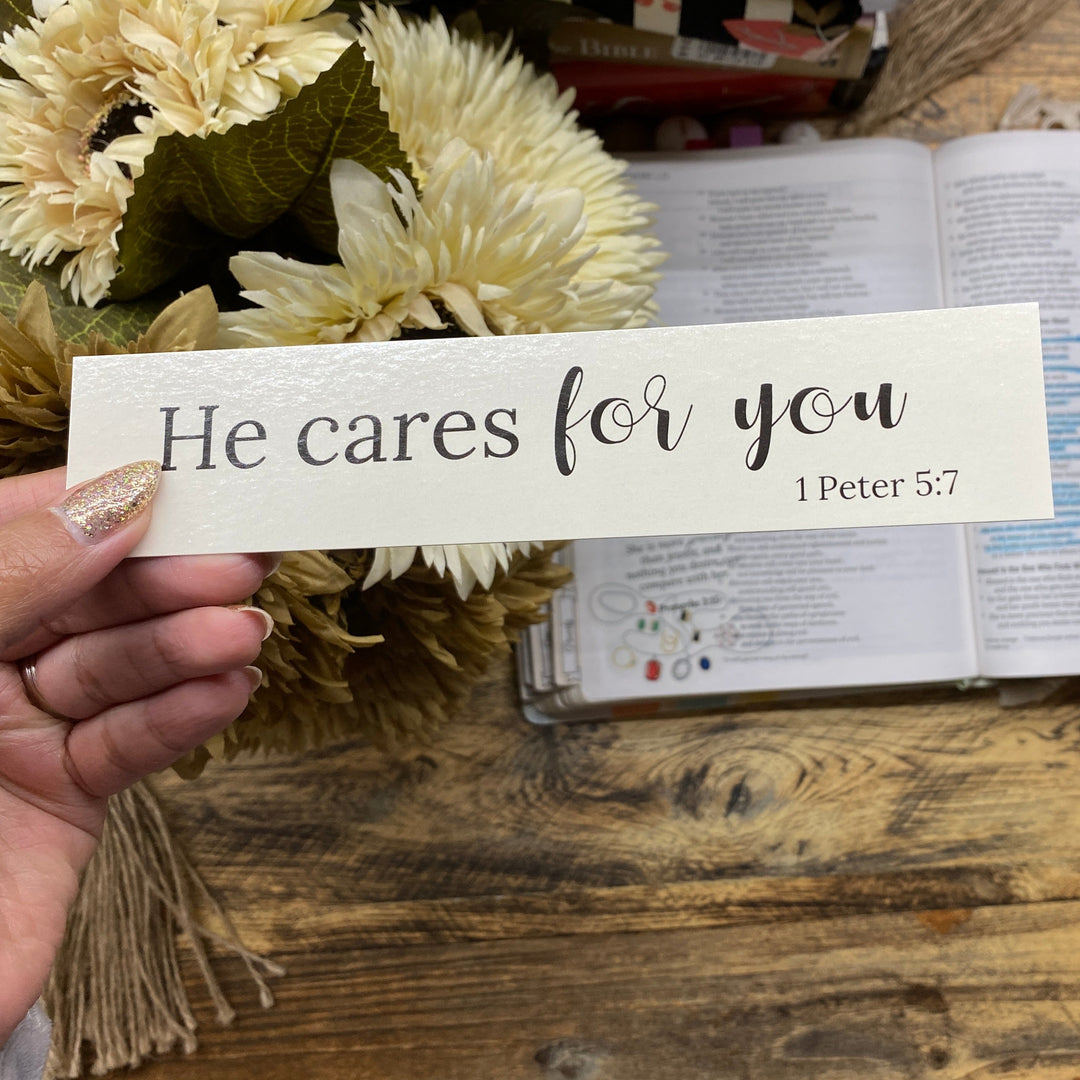 Calming Bible Verse Bookmark Set (1x7")