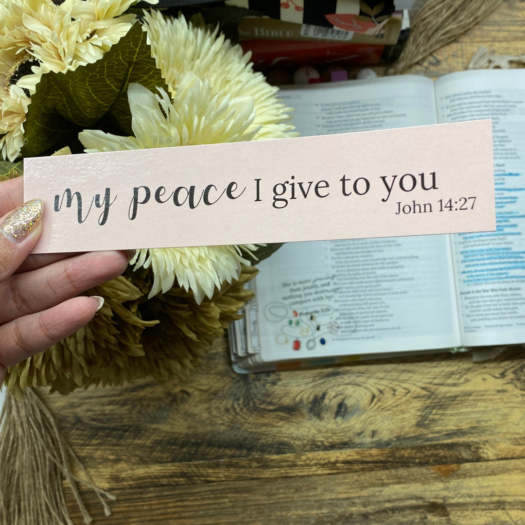 Calming Bible Verse Bookmark Set (1x7")