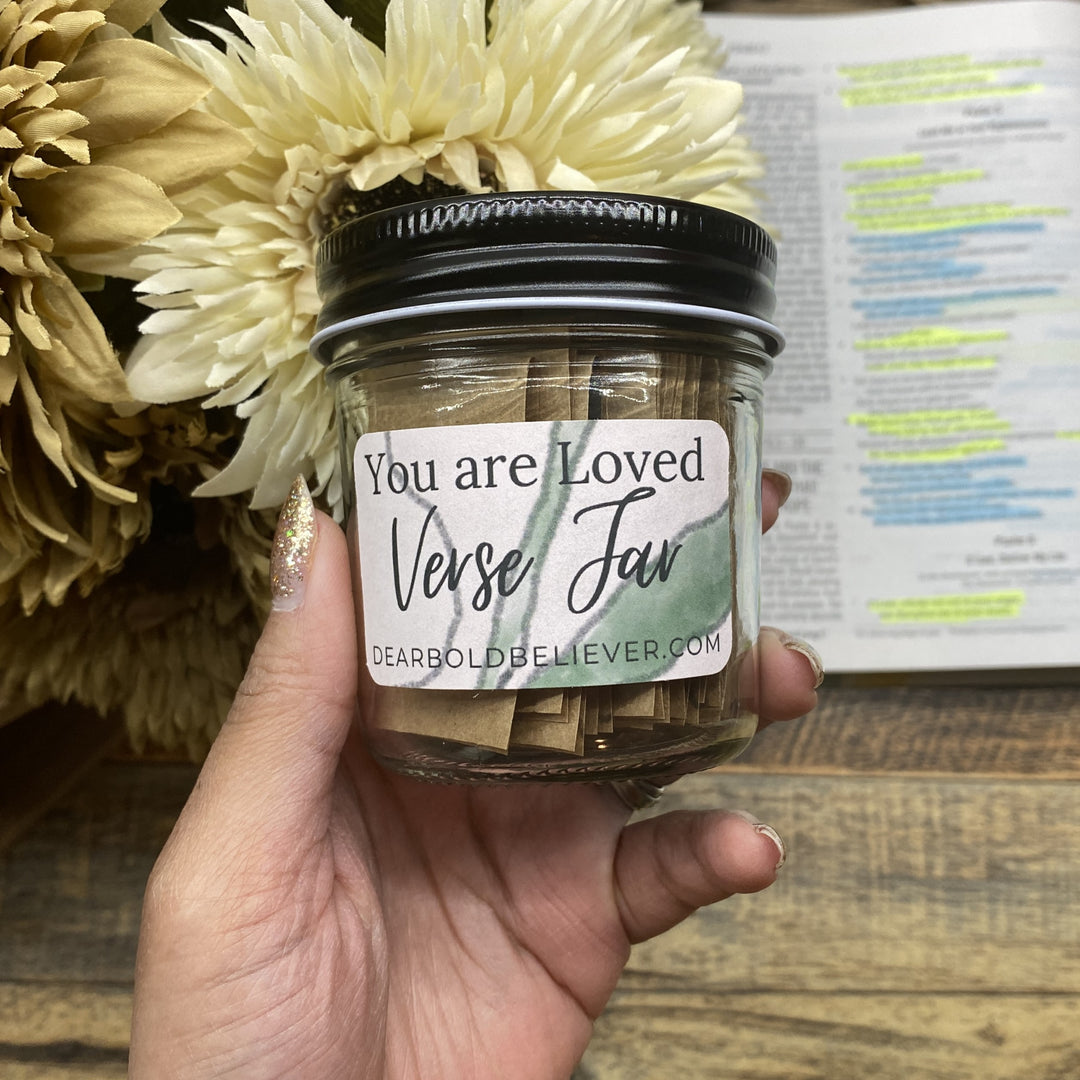God's Love Spark's Hope Bible Verses in a Jar