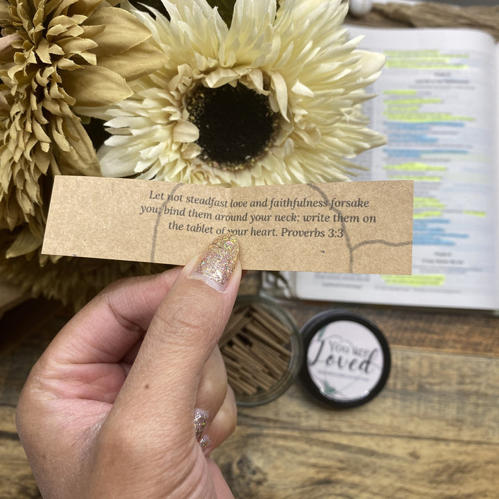 God's Love Spark's Hope Bible Verses in a Jar