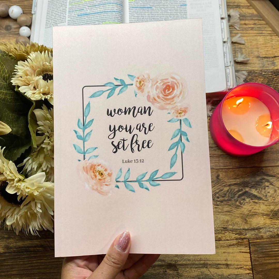 Woman, you are set Free: A 31-Day Bible Study Journal