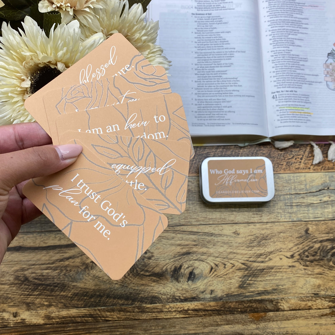 Personalized Who God Says I Am Bible Verse Tin: The Ultimate Personalized Gift for Her