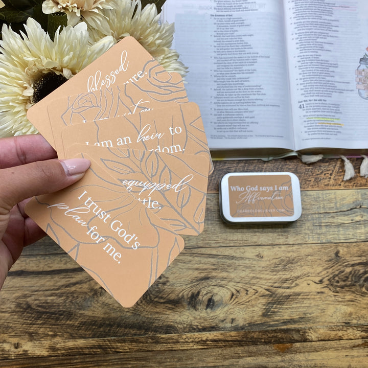 Personalized Who God Says I Am Bible Verse Tin: The Ultimate Personalized Gift for Her