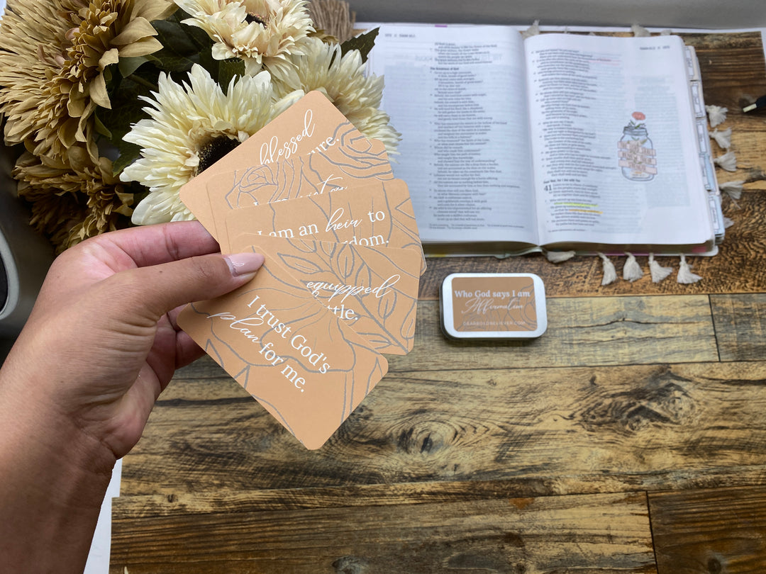 Personalized Who God Says I Am Bible Verse Tin: The Ultimate Personalized Gift for Her