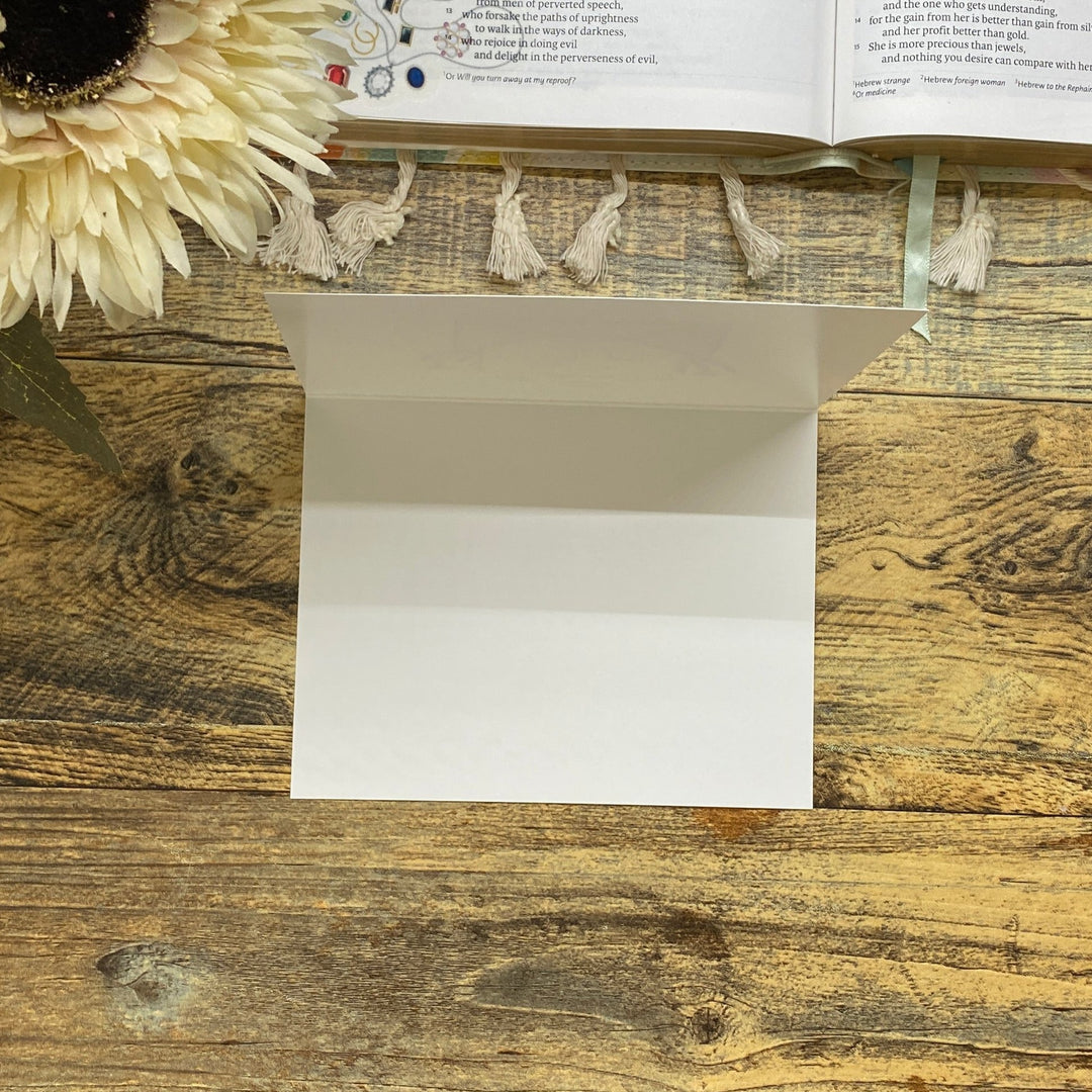 A Little Thank You Floral Envelope Greeting Card