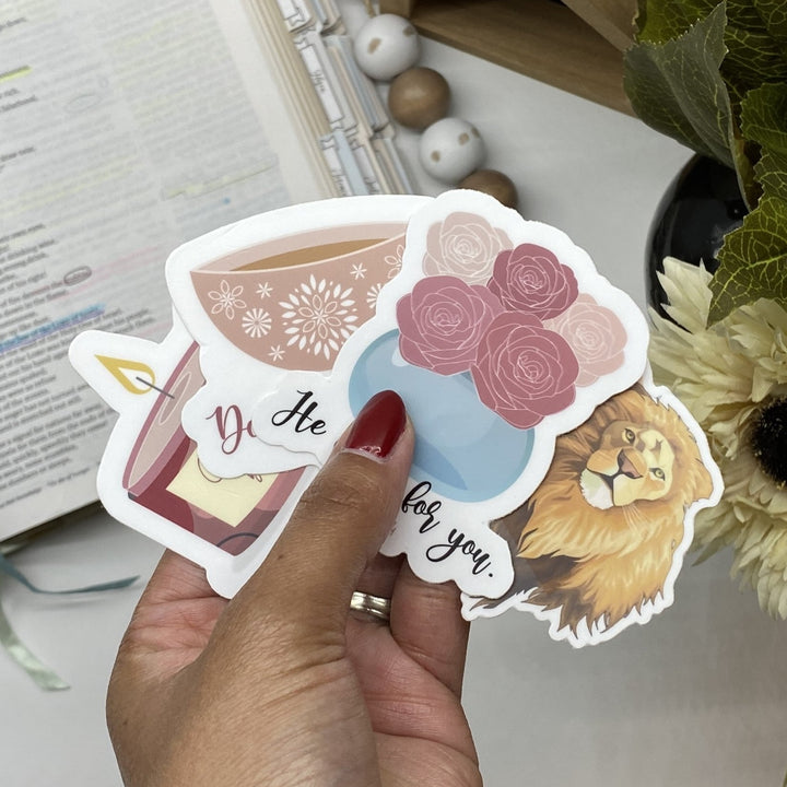 Comforting Bible Verse Sticker Pack - Waterproof Vinyl