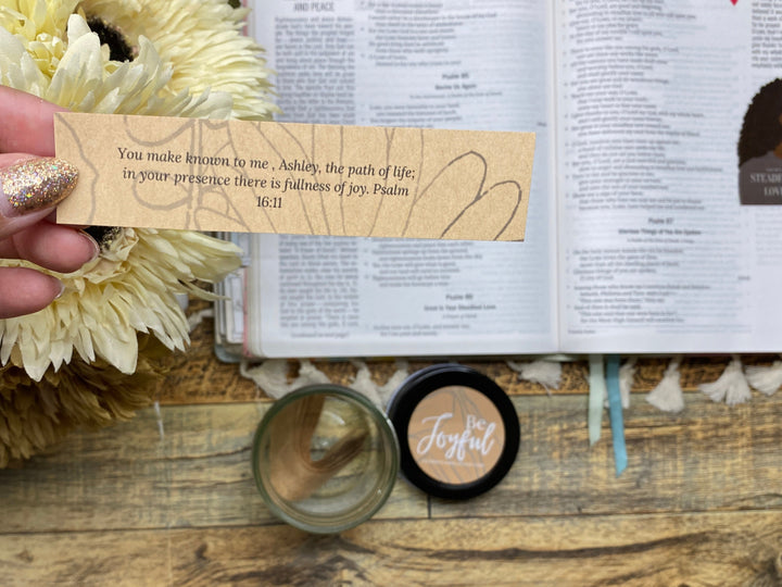 Personalized Joy Verse Name Jar: A Truly Unique and Inspirational Gift