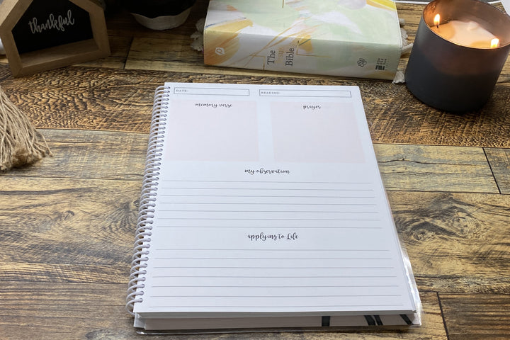 Personalized Bible Study Journal for Christian Women