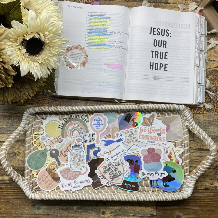 5-35 Bible Verse Stickers Waterproof Vinyl