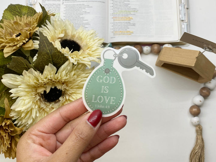 Love Clear Bible Verse Sticker Pack - Waterproof Vinyl