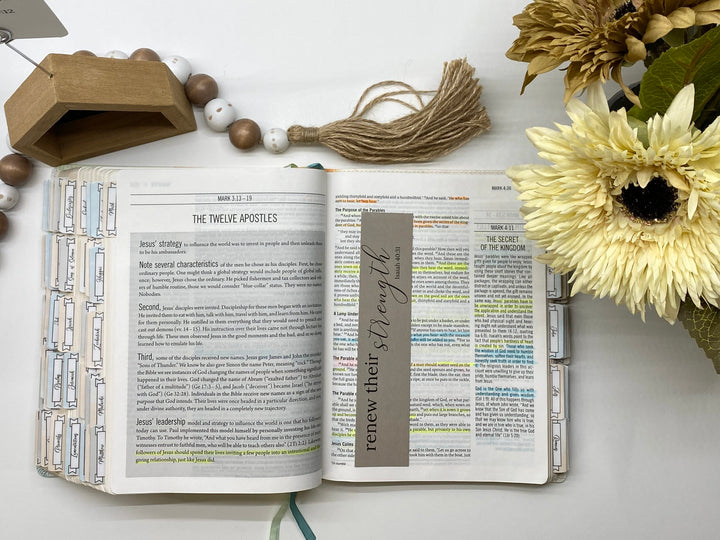 Encouraging Bible Verse Bookmarks Set (1x7")