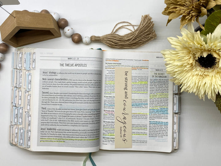 Encouraging Bible Verse Bookmarks Set (1x7")