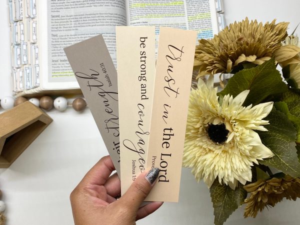 Encouraging Bible Verse Bookmarks Set (1x7")