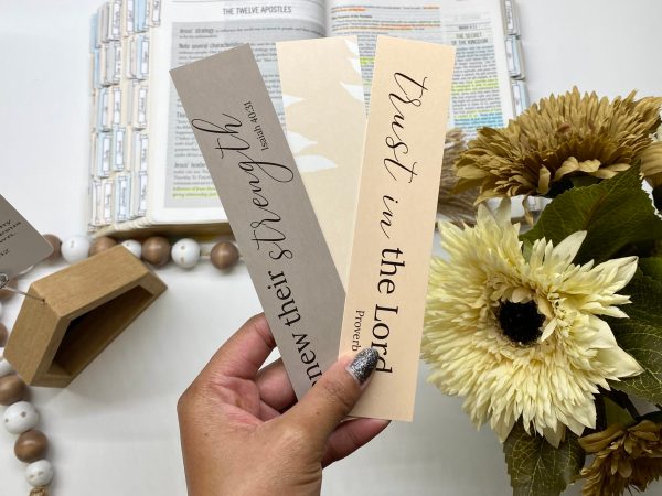 Encouraging Bible Verse Bookmarks Set (1x7")
