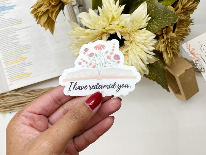 Who God Says You Are Bible Verse Sticker Pack - Waterproof Vinyl