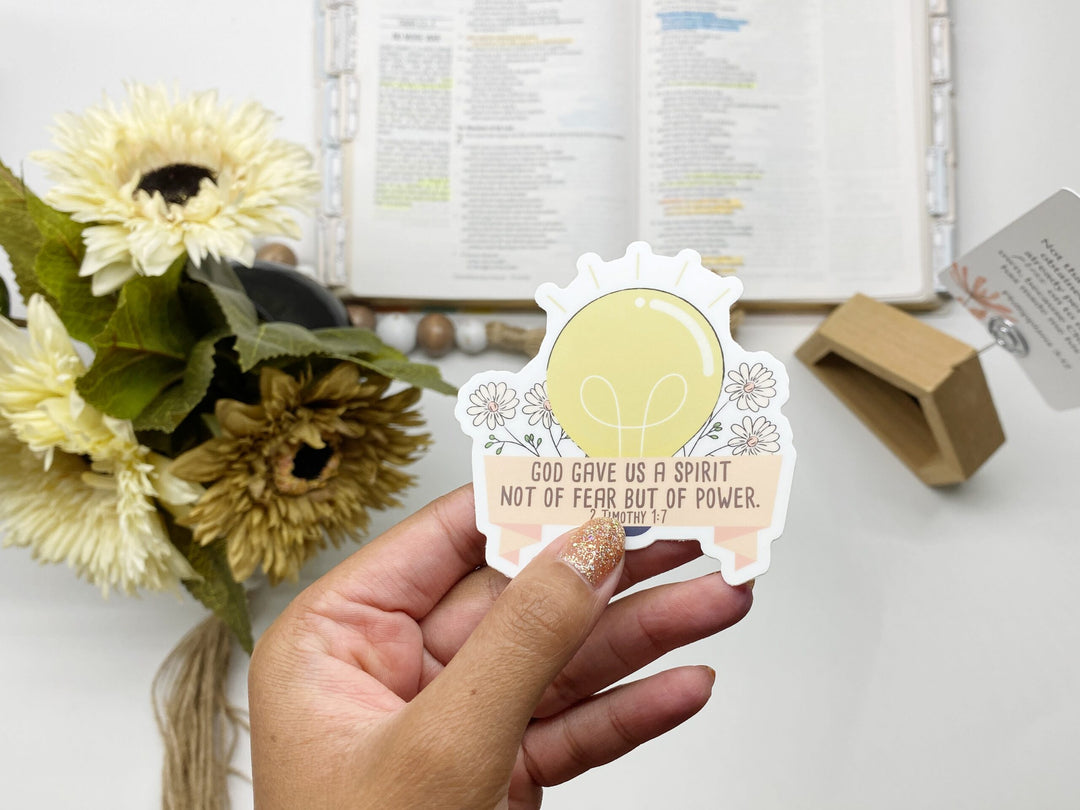 Encouraging Waterproof Christian Stickers