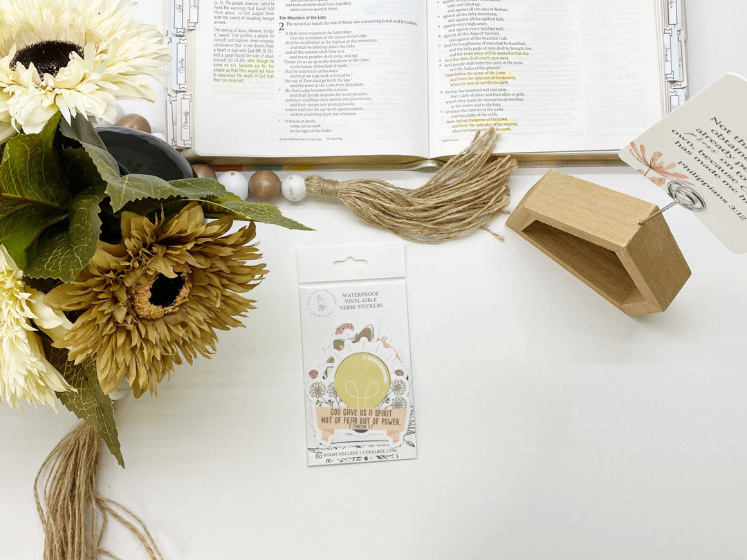 Encouraging Waterproof Christian Stickers