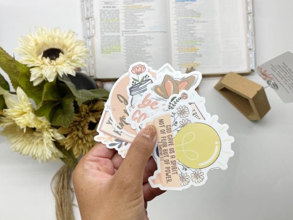 Encouraging Waterproof Christian Stickers