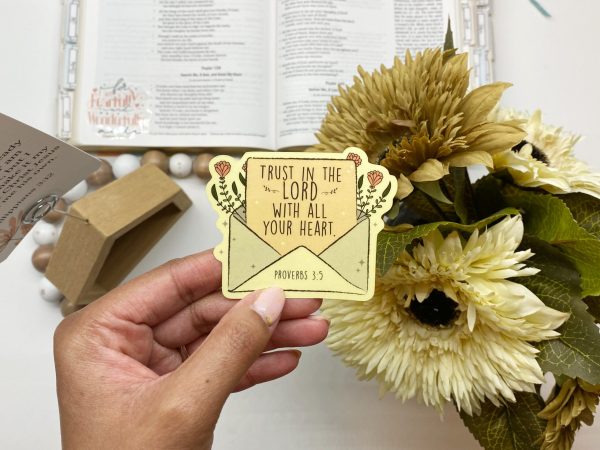 Encouraging Clear Waterproof Bible Verse Stickers Pack