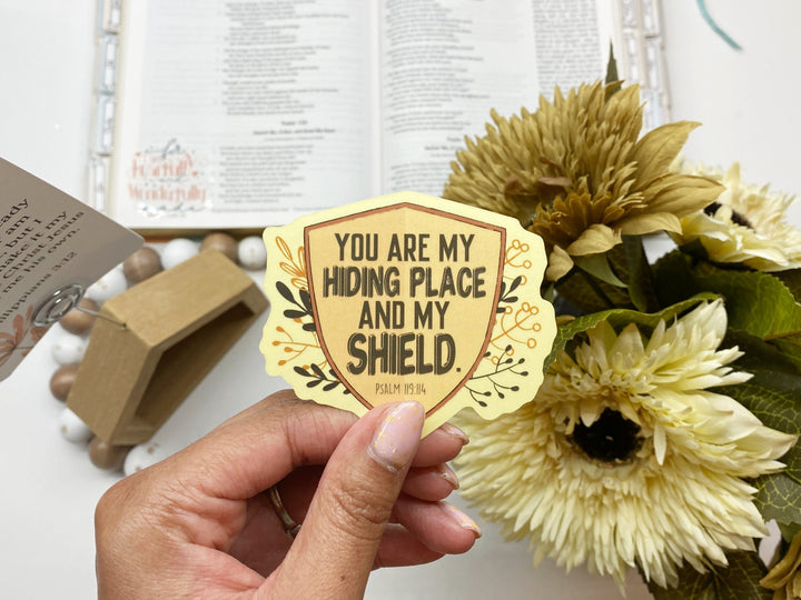 Encouraging Clear Waterproof Bible Verse Stickers Pack