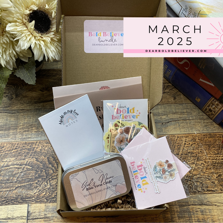 Bold Believer Box Monthly - Christian Stationery Subscription