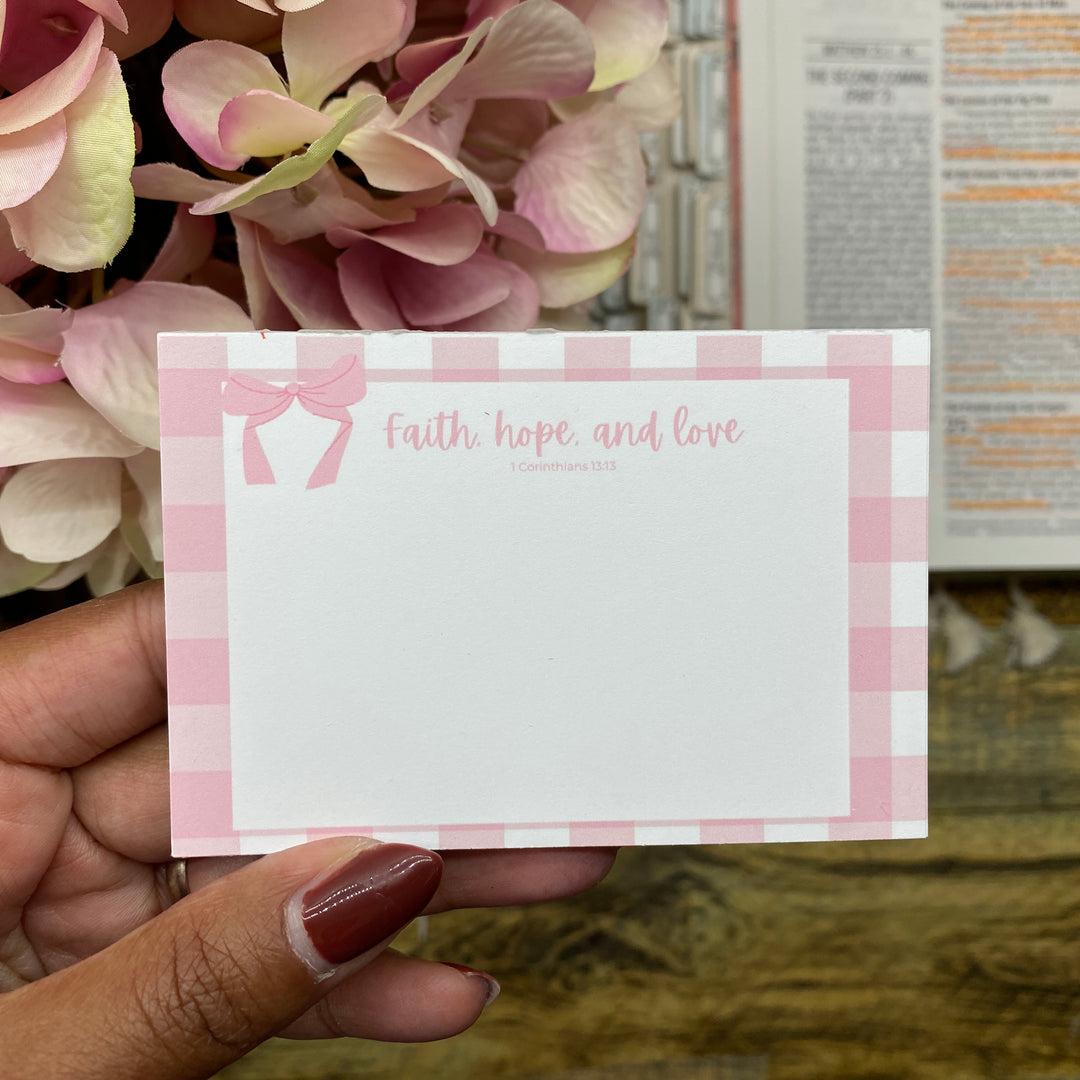 Floral Mini Scripture Notepad