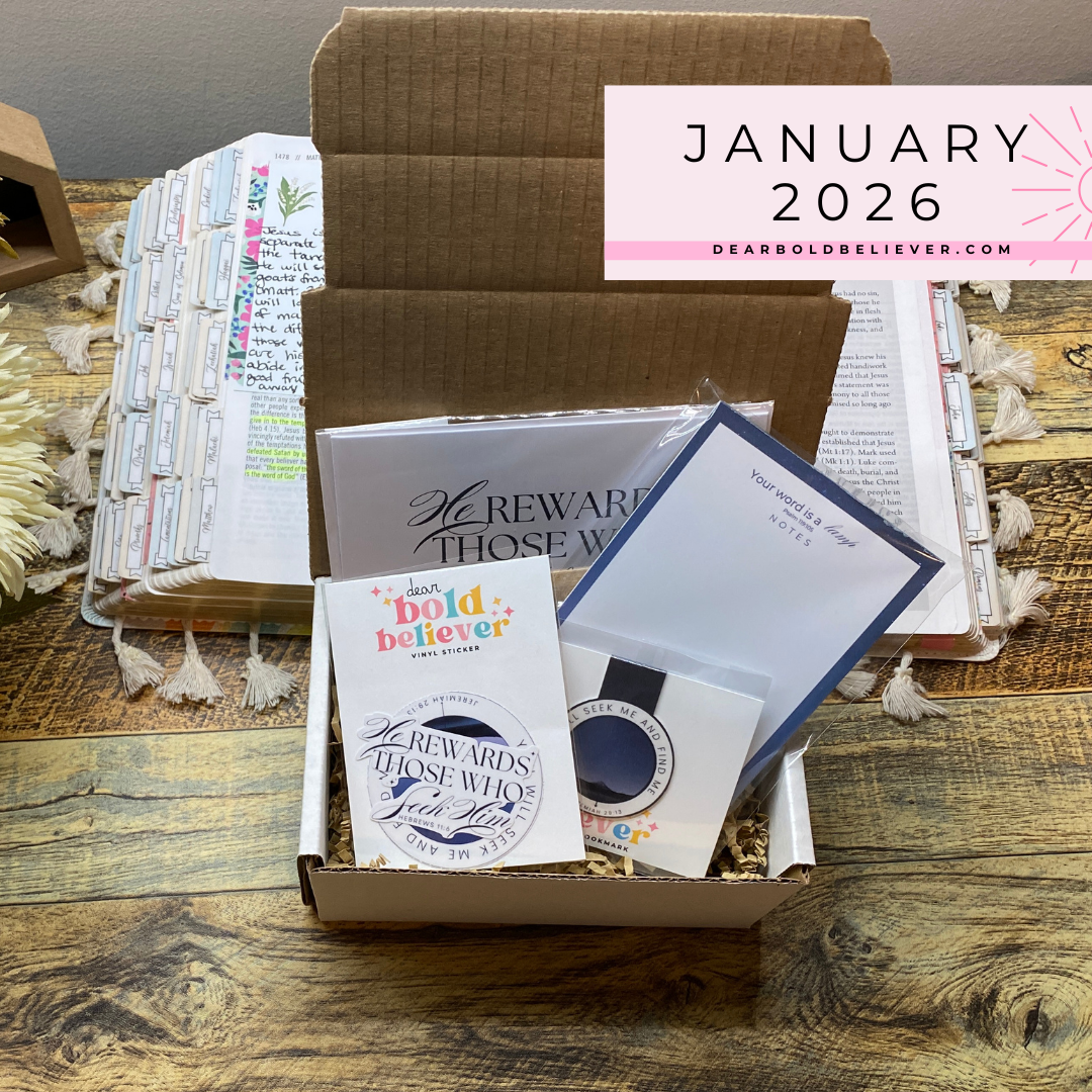 Bold Believer Box Monthly - Christian Stationery Subscription