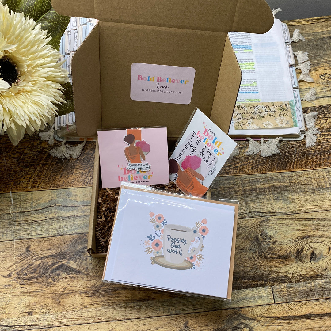 Bold Believer Box Monthly - Christian Stationery Subscription