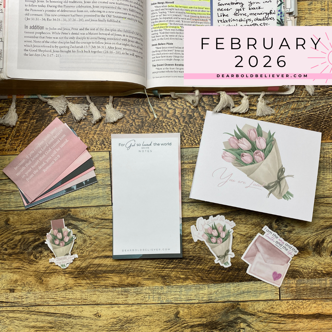 Bold Believer Box Monthly - Christian Stationery Subscription