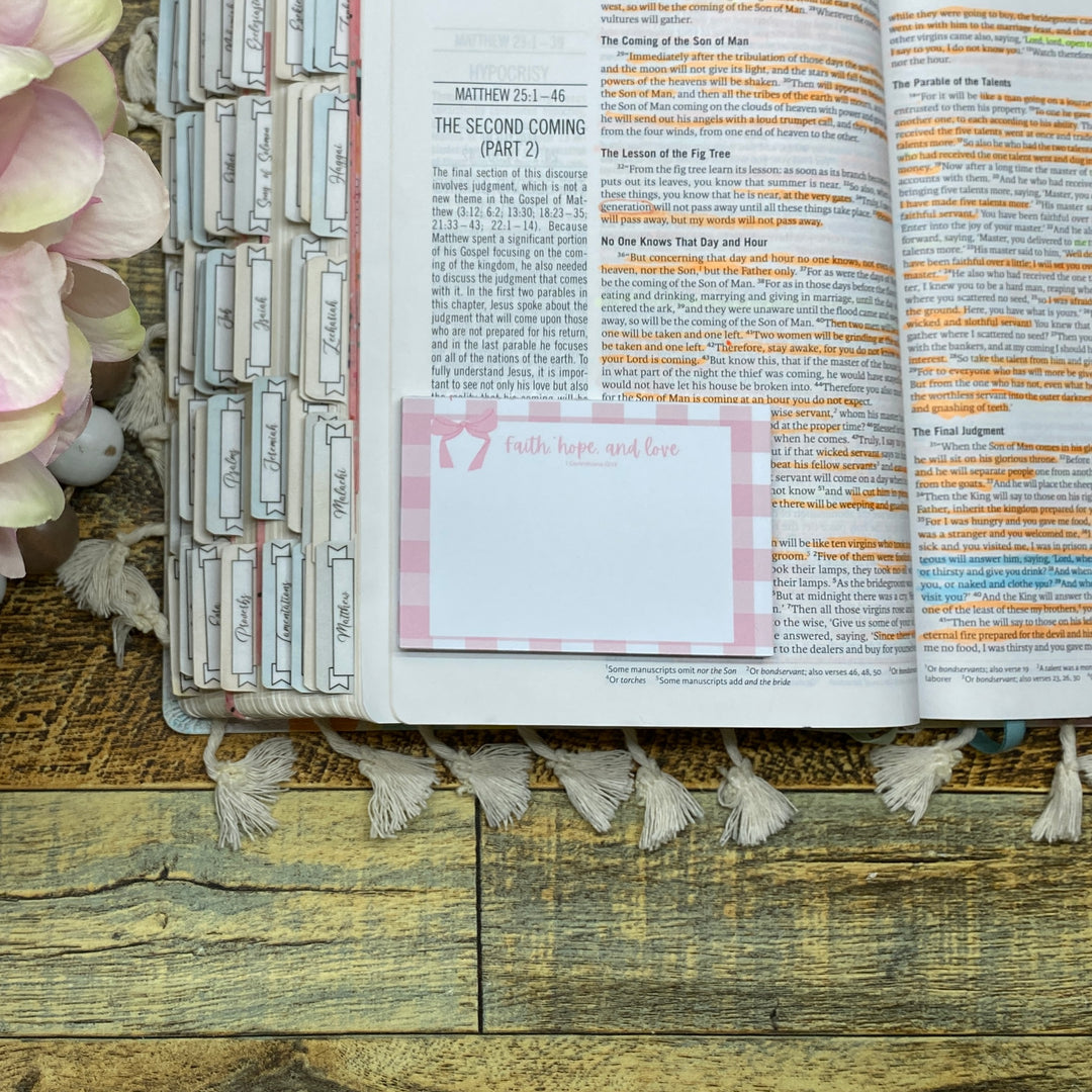 Floral Mini Scripture Notepad
