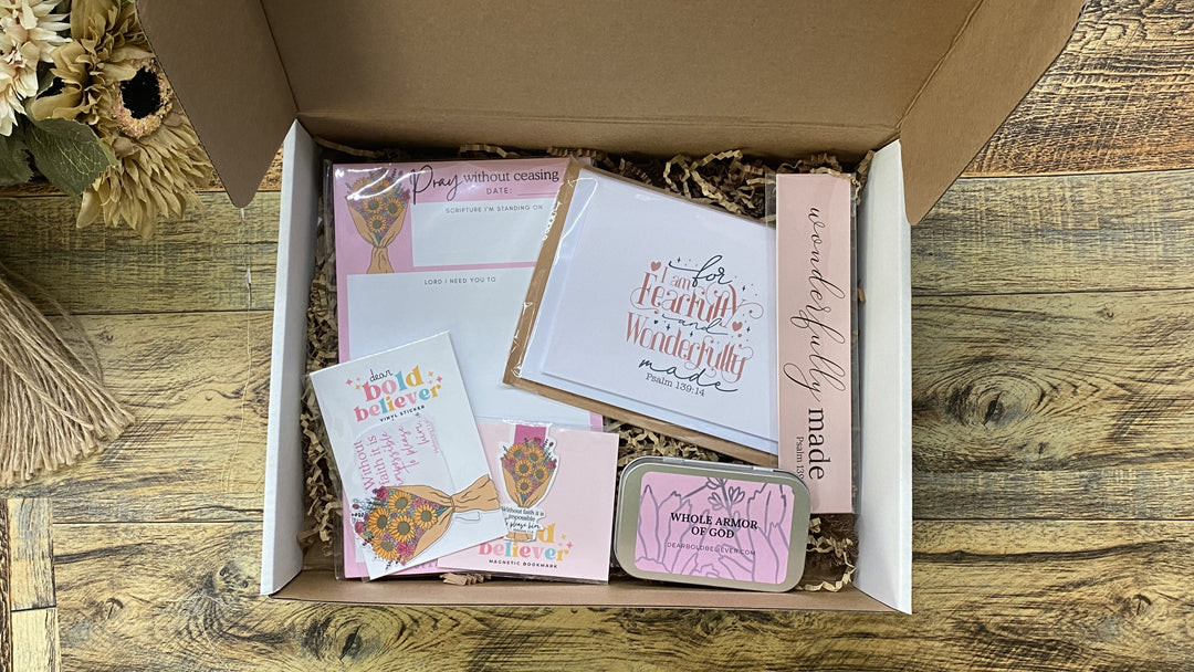 Bold Believer Box Monthly - Christian Stationery Subscription