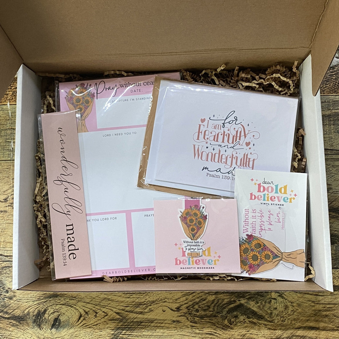 Bold Believer Box Monthly - Christian Stationery Subscription