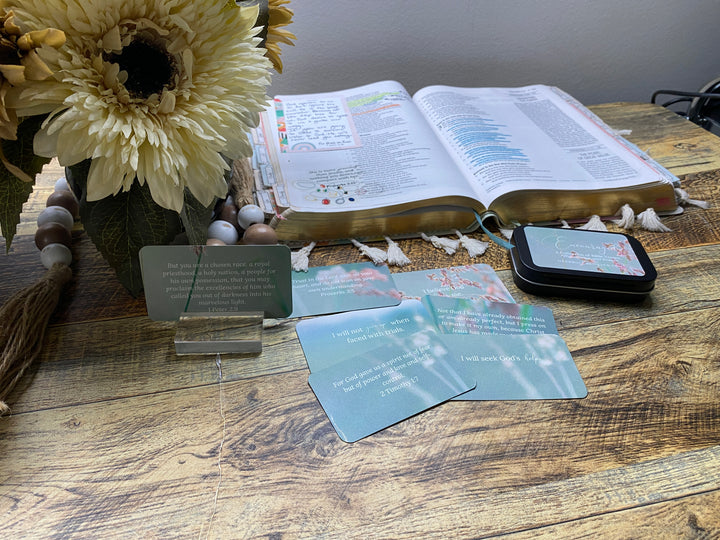 Encouraging Affirmation Scripture Pocket Cards
