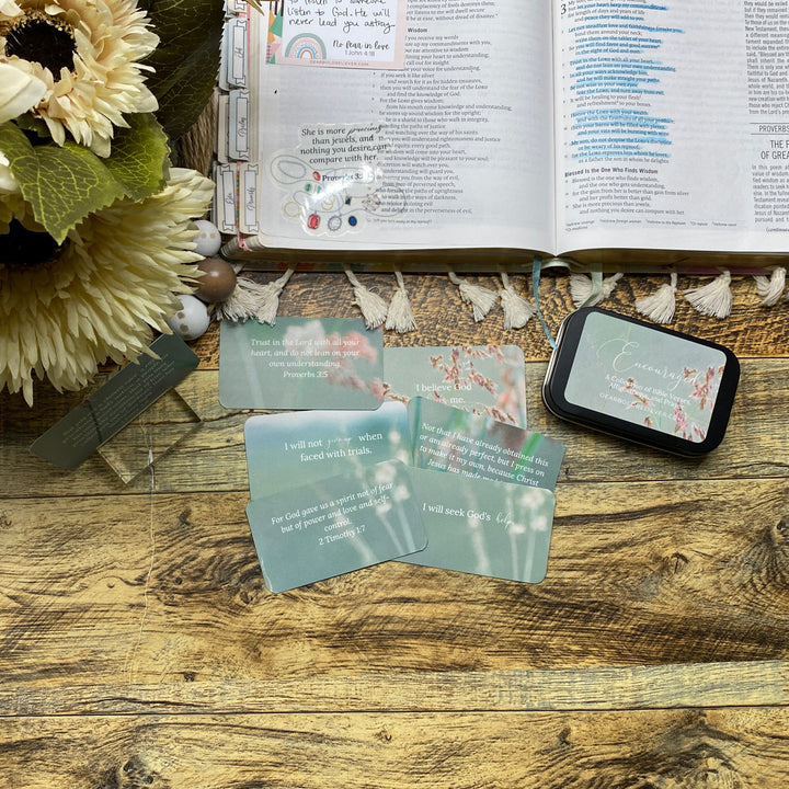 Encouraging Affirmation Scripture Pocket Cards