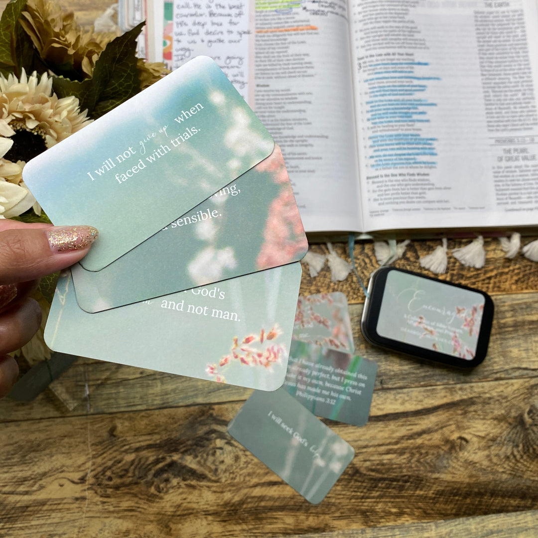 Encouraging Affirmation Scripture Pocket Cards