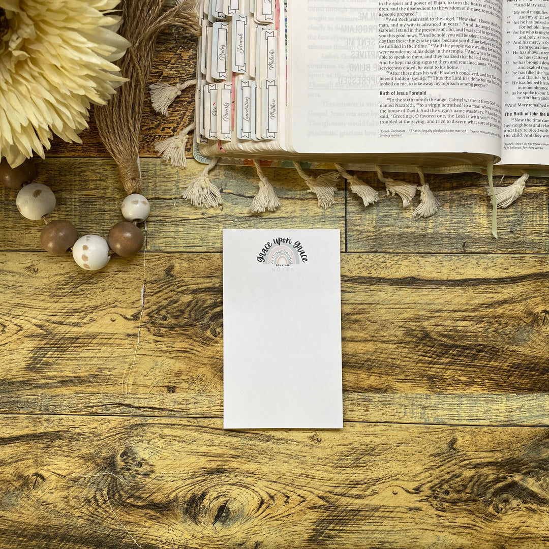 Rainbow Bible Verse Magnetic Notepad