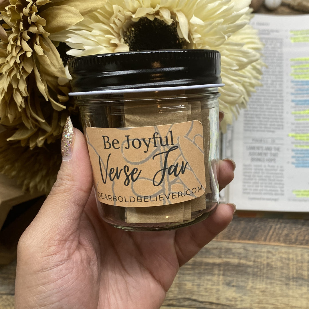 Joy Bible Verses in a Jar