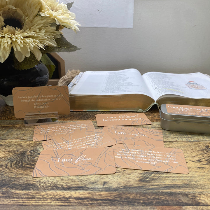 Bible Verse and Affirmation Cards Who God says I am