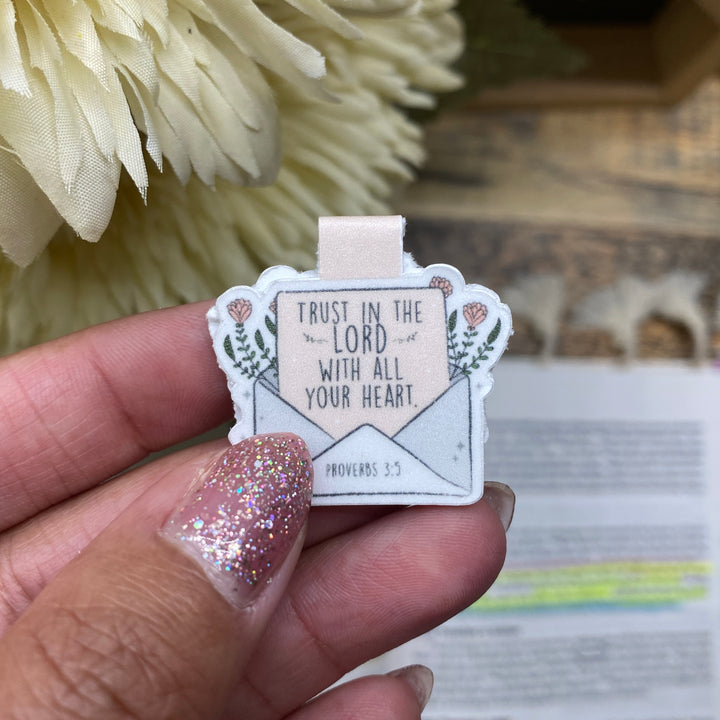 Envelope Bible Verse Magnetic Bookmark