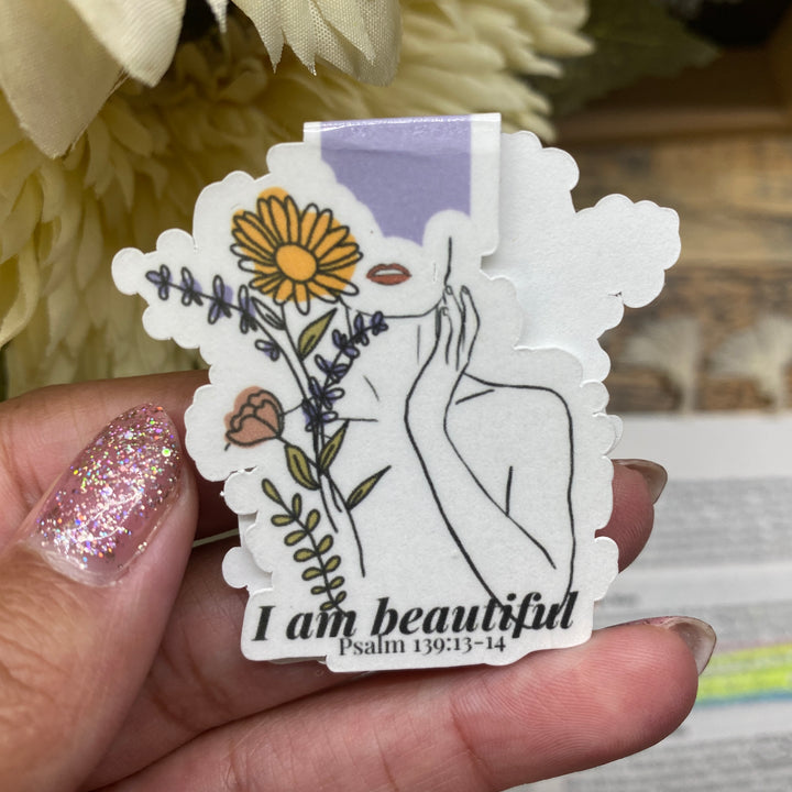 Blooming Faith Bible Verse Magnetic Bookmark