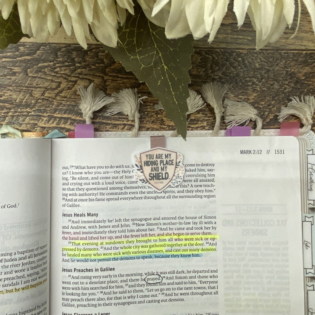 Shield Bible Verse Magnetic Bookmark